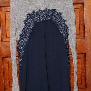 three pink hearts small long sleeved shirt